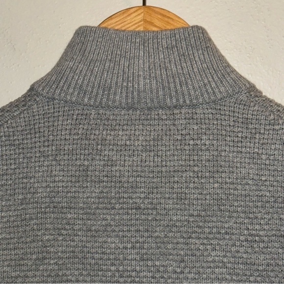 Vineyard Vines Hamilton Sweater Half Zip Gray Sweater Men’s Size Extra Small - Picture 7 of 8